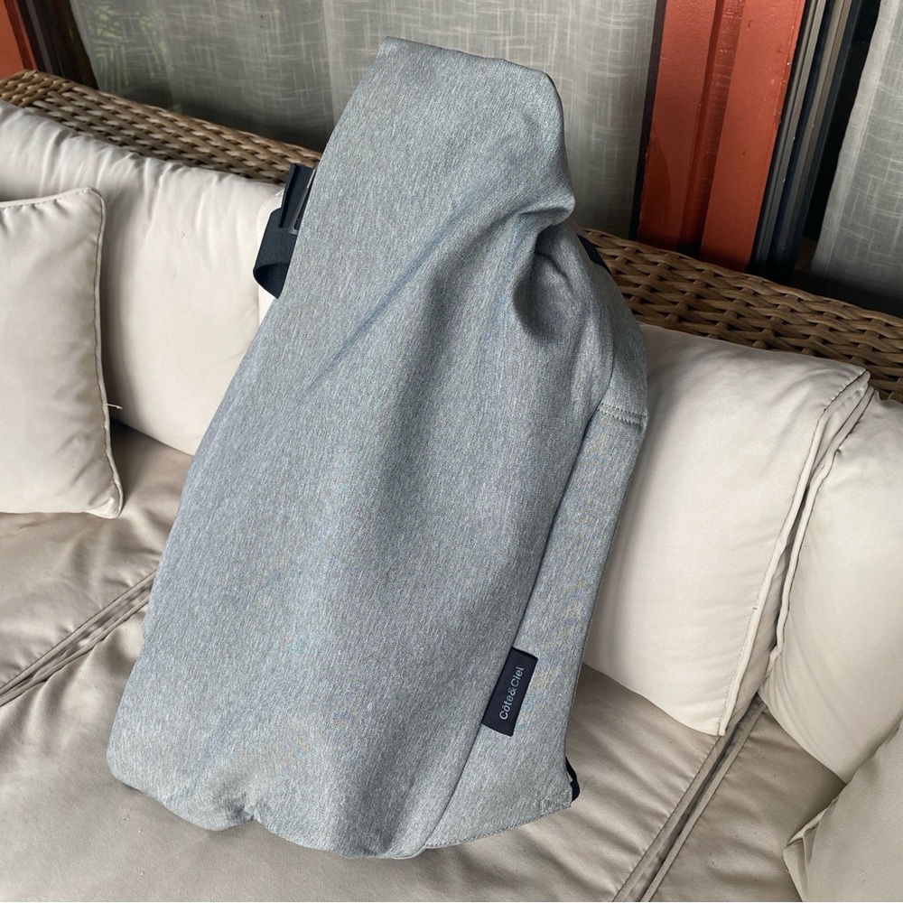 COTE & CIEL Isar EcoYarn Melange Heathered Grey Backpack - Large - Paris - Picture 2 of 10